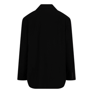 Oversized blazer with adjustable sleeves